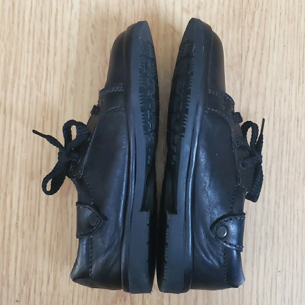 100% Leather European Toddler Classic Suit Shoes Size 7,5
